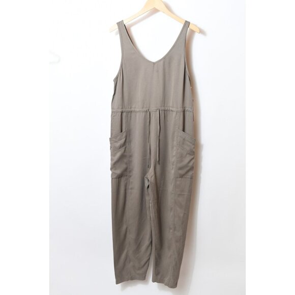 Women's Taupe Jumpsuit - Picture 1 of 12